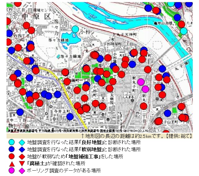 不動産投資 地盤マップ 不動産投資 地盤マップ